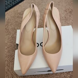 Aldo Blush Pink Slingback Heels